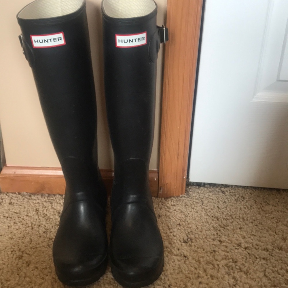Original tall black Hunter boots